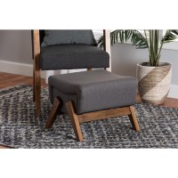 Baxton Studio Hanson Ottoman