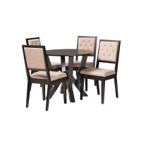 Baxton Studio Kai 5Piece Dining Set