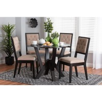 Baxton Studio Kai 5Piece Dining Set