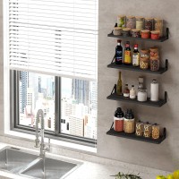 Fixwal Floating Shelves Width 47In Rustic Wood Wall Shelves Set Of 8 Wall Storage Shelves For Bedroom Living Room Kitchen