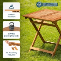 Idzo Outdoor Legolas Bistro Wood Dining Table