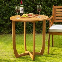 Idzo Outdoor Escanor Wood Bistro Dinning Table