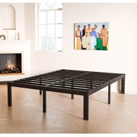 Comasach Full Size Bed Frame 12 High Heavy Duty Metal Platform Bed Frame Sturdy Steel Support No Box Spring Needed Noisefree Ea