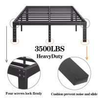 Comasach Full Size Bed Frame 12 High Heavy Duty Metal Platform Bed Frame Sturdy Steel Support No Box Spring Needed Noisefree Ea