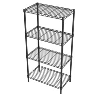 Singaye 4 Shelves Wire Shelving Unit Adjustable Storage Shelving Shelves For Laundry Bathroom Kitchen Office Pantry Room 2126