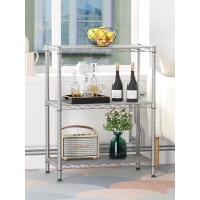 Singaye 3 Tier Adjustable Storage Shelf Storage Rack Standing Shelf Units 200 Pounds Loading Capacity Per Shelf 23.2