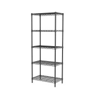 Singaye 5 Shelves Wire Shelf Storage Shelves Adjustable Storage Shelving Metal Shelves Unit For Laundry Bathroom Kitchen Office