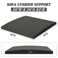 Havargo Couch Cushion Support For Sagging Seat High Density Foam Under Couch Cushion Support Anti Slip Dark Grey 1Pc