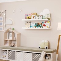 Seocry Nusery Shelves White 23 Inches