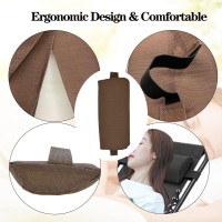 Ostlttyn Zero Gravity Chair Replacement Pillow Headrest With Elastic Band Universal Soft Removable Padded Cushion Head Pillow F