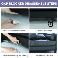 Rowinsydd 12 Packclear Toy Blockers For Furniture 16 L X 32 H Under Bed Blocker Gap Bumper For Under Furniture Adjustabl