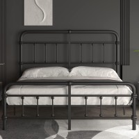 Doletaitan King-Bed-Frame-Metal-Platform Bed Frame With 49