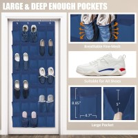 Over The Door Shoe Organizers 35 Mesh Pockets Hanging Shoe Organizer Shoe Rack For Door Closet Entryway Bedroom Bathroom Pantry