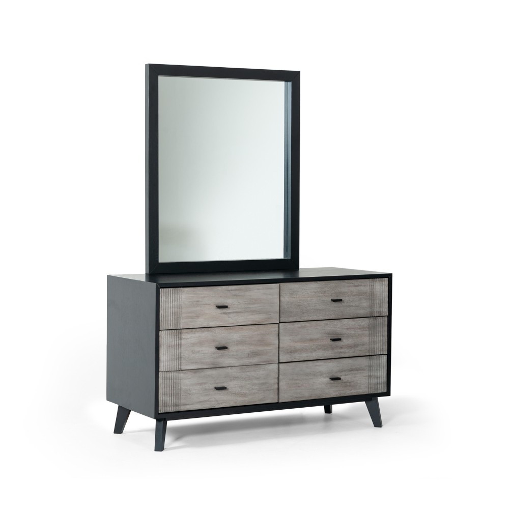 Nova Domus Panther contemporary grey & Black Dresser(D0102H5AZR8)