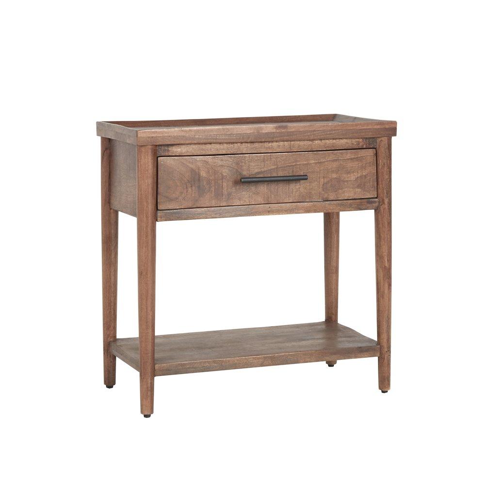 Ciaria 1 Drawer End Table Brown by Kosas Home