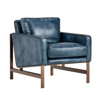 Chad Club Chair Blue by Kosas Home