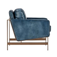 Chad Club Chair Blue by Kosas Home