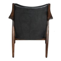 Kareem Club Chair Black by Kosas Home