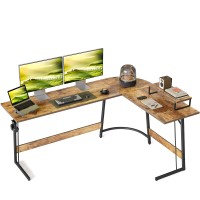 Cubicubi L Shaped Gaming Desk Computer Office Desk 67 Inch Corner Desk With Large Monitor Stand For Home Office Study Writing W