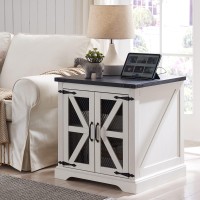 Jxqtlingmu Farmhouse End Table, 24