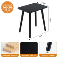 Apicizon Small End Table Accent Wooden Side Table Modern Nightstand Bedside Table For Bedroom Living Room Small Spaces Nurs