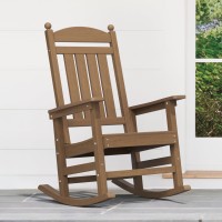 Cozyman Outdoor Rocking Chairs All Weather Resistant Porch Rocker Chairs With High Back 350Lbs Support Hdps Composite Rocking