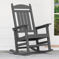 Cozyman Outdoor Rocking Chairs All Weather Resistant Porch Rocker Chairs With High Back 350Lbs Support Hdps Composite Rocking