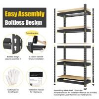 Primezone 32W X 16D X 63 H Storage Shelves 2 Pack 5 Tier Adjustable Garage Storage Shelving Heavy Duty Metal Storage Or