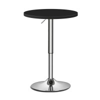 Monibloom Bistro Pub Table Round Bar 275 36 Heightadjustable Cocktail Table With 235 Inch Table Top For Dining Room Home