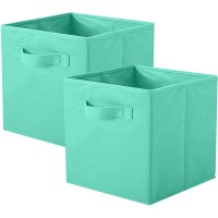 Powerking Collapsible Storage Cubes With Handles Fabric Foldable Bins For Closet Shelves Durable Organization Storage Bins 10