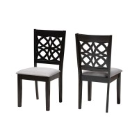 Baxton Studio Abigail 2Piece Dining Chair Set