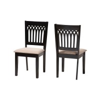 Baxton Studio Genesis 2Piece Dining Chair Set