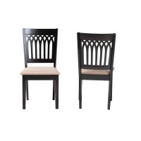 Baxton Studio Genesis 2Piece Dining Chair Set