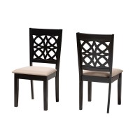 Baxton Studio Abigail 2Piece Dining Chair Set