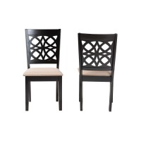 Baxton Studio Abigail 2Piece Dining Chair Set