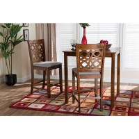 Baxton Studio Abigail 2Piece Counter Stool Set