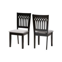 Baxton Studio Genesis 2Piece Dining Chair Set