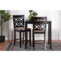 Baxton Studio Abigail 2Piece Counter Stool Set