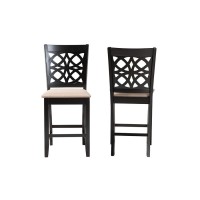 Baxton Studio Abigail 2Piece Counter Stool Set