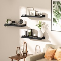 Ryofobetto Floating Shelves For Wall Decor Bathroom Shelves Over Toilet Farmhouse Wall Shelves For Living Room Bedroom Pictur