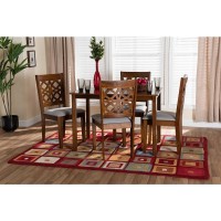 Baxton Studio Abigail 5Piece Dining Set