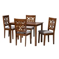 Baxton Studio Abigail 5Piece Dining Set