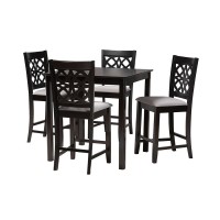 Baxton Studio Abigail 5Piece Pub Set