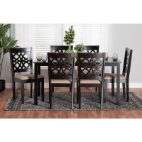 Baxton Studio Abigail 7Piece Dining Set