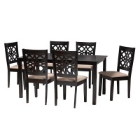 Baxton Studio Abigail 7Piece Dining Set