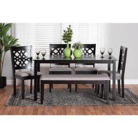 Baxton Studio Abigail 6Piece Dining Set