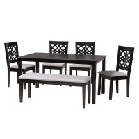 Baxton Studio Abigail 6Piece Dining Set