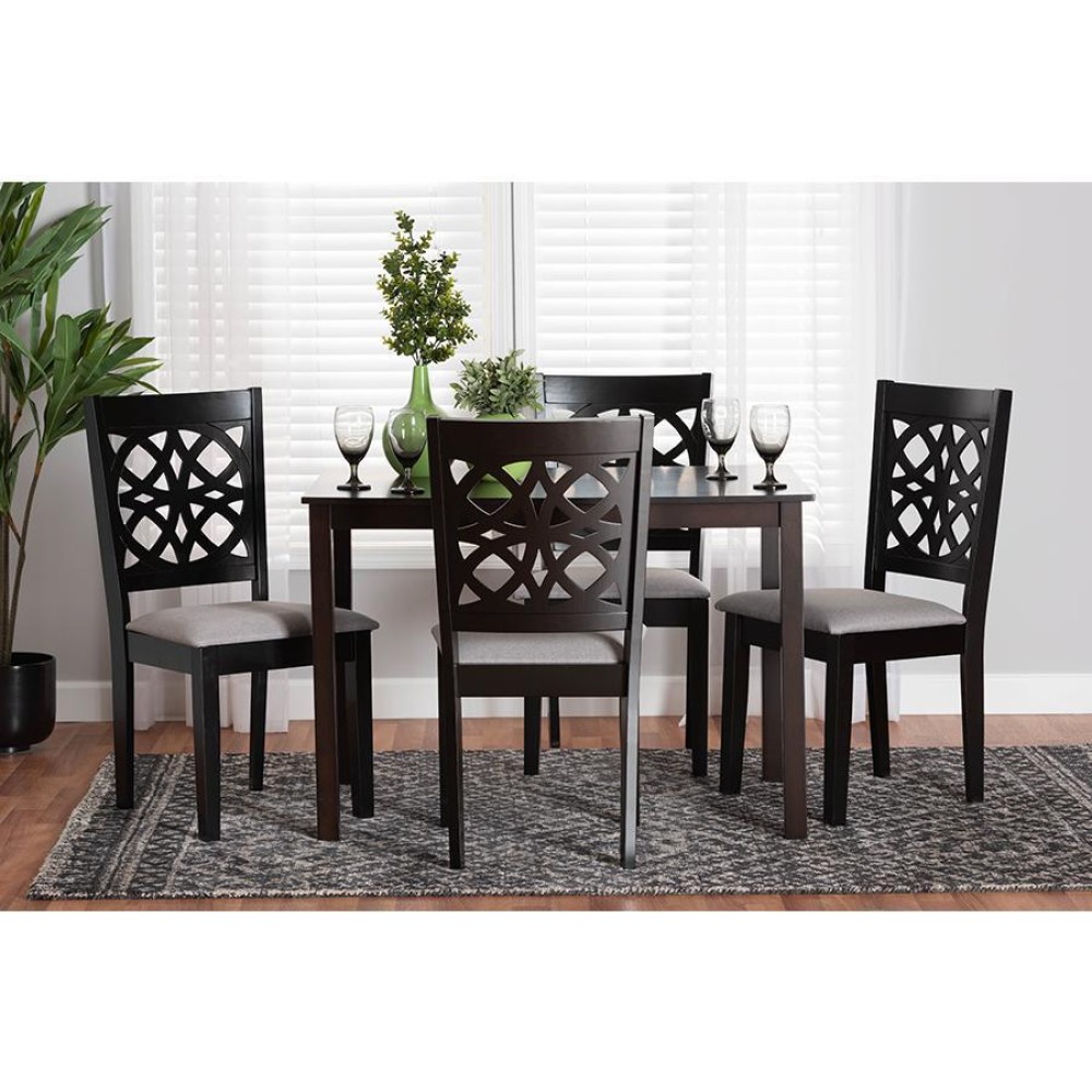 Baxton Studio Abigail 5Piece Dining Set