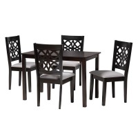 Baxton Studio Abigail 5Piece Dining Set