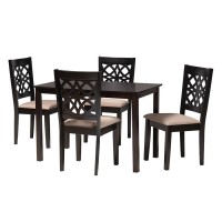 Baxton Studio Abigail 5Piece Dining Set